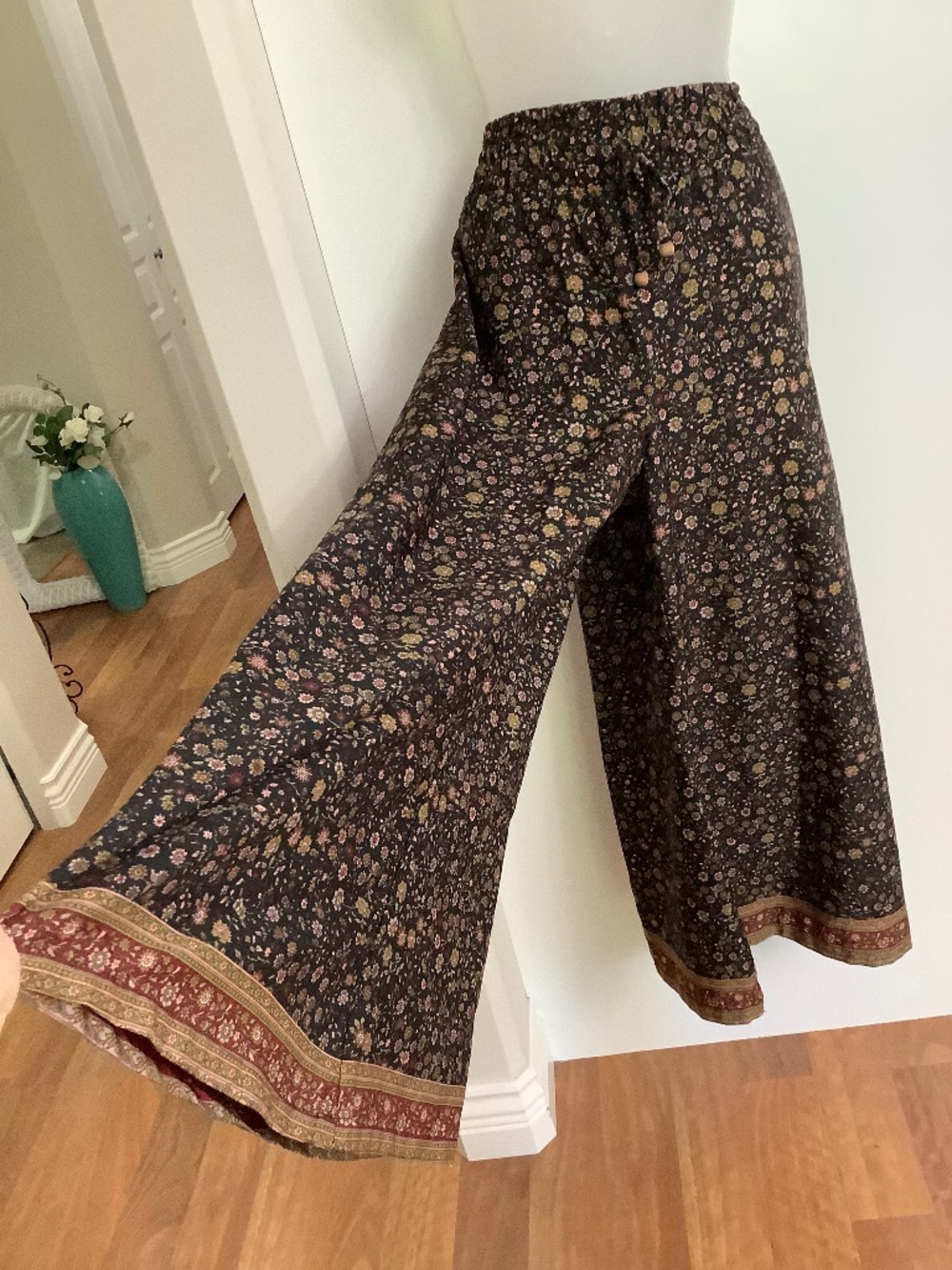 Elegant boho palazzo pants L-XL
